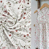 Baumwolljersey Blumen Luna