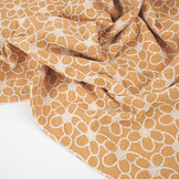 100% Cotton Embroidery Coco Ocher