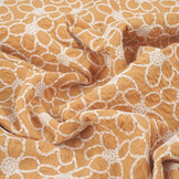 100% Cotton Embroidery Coco Ocher