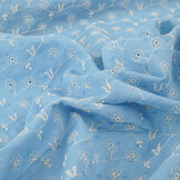 Embroidery Cotton Zara Blue