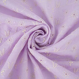 Embroidery Cotton Zara Lilac