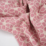 100% Baumwolle Stickerei Coco Rosa