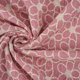 100% Baumwolle Stickerei Coco Rosa