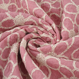 100% Katoen Geborduurd Coco Roze