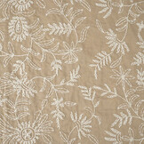 100% Baumwolle Stickerei Anna Beige