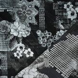 Stretch Satin Bedruckt Blumen Satu