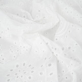 Broderie Katoen Nori Creme