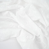 Stickerei Baumwolle Mae Creme