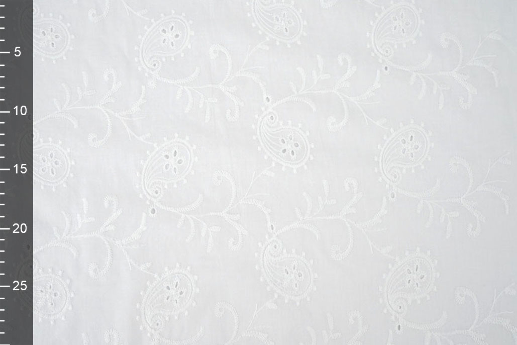 Broderie Katoen Mae Creme