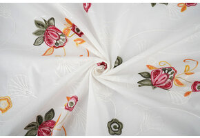 Cotton Embroidered Brume Creme