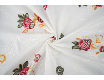 Cotton Embroidered Brume Creme