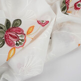 Cotton Embroidered Brume Creme