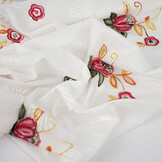 Cotton Embroidered Brume Creme