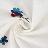 Cotton Embroidered Soie Creme