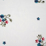 Cotton Embroidered Soie Creme