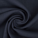 Washed Linen Indigo Blue