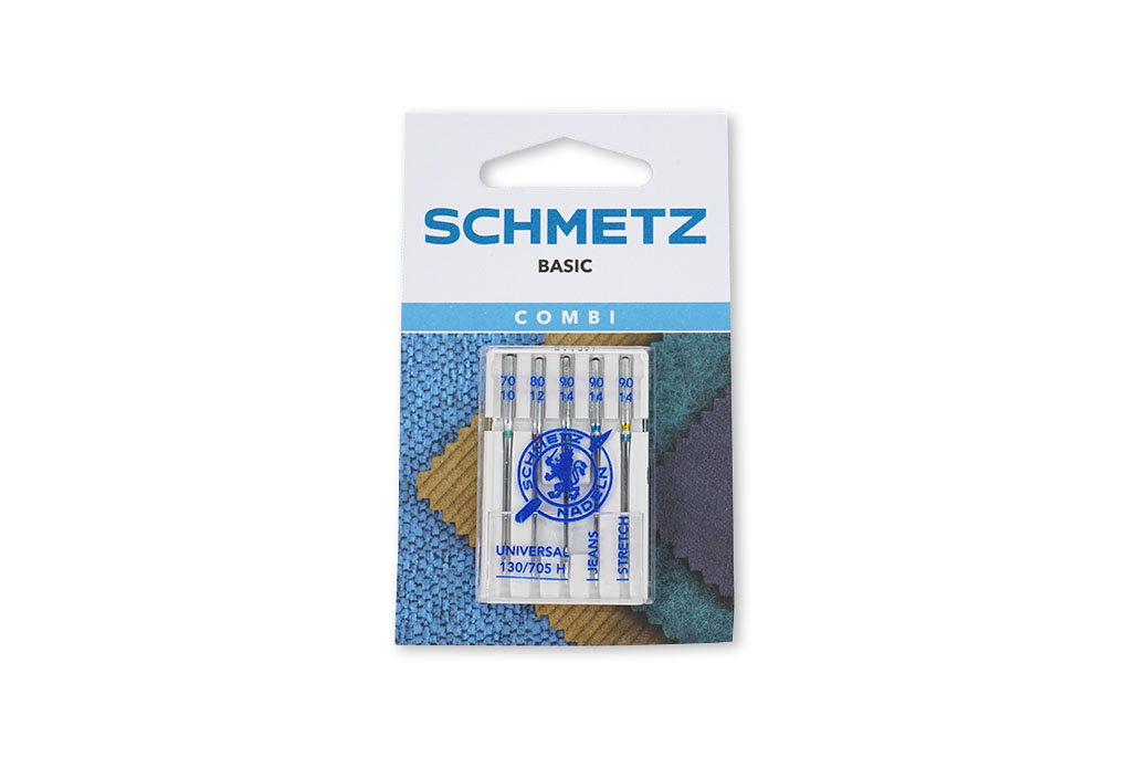 Schmetz Naalden Combi-box universeel, jeans, stretch assortiment