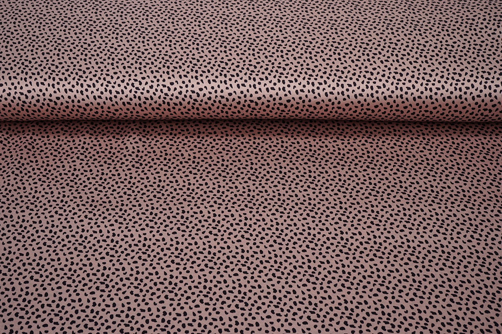 Stretch Satin Bedruckt Leopard Bo Rosa