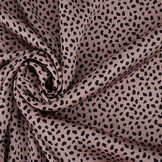 Stretch Satin Bedruckt Leopard Bo Rosa