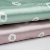 Stretch Satin Bedruckt Pauline Grün