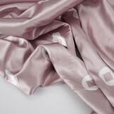 Stretch Satin Printed Pauline Powder Pink
