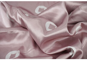 Stretch Satin Bedruckt Pauline Puderrosa