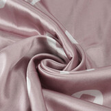 Stretch Satin Bedruckt Pauline Puderrosa