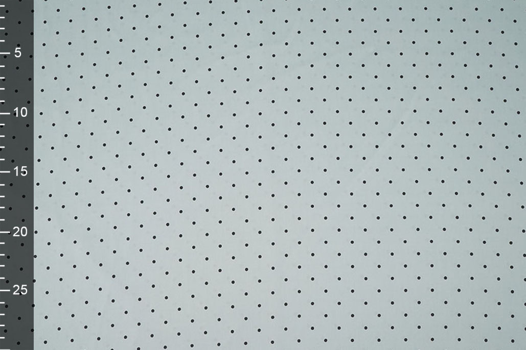 Stretch Satin Bedruckt Punkte Helles Alt-Mintgrün