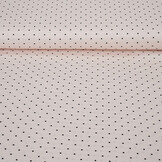 Stretch Satin Printed  Dots Light Light Pink