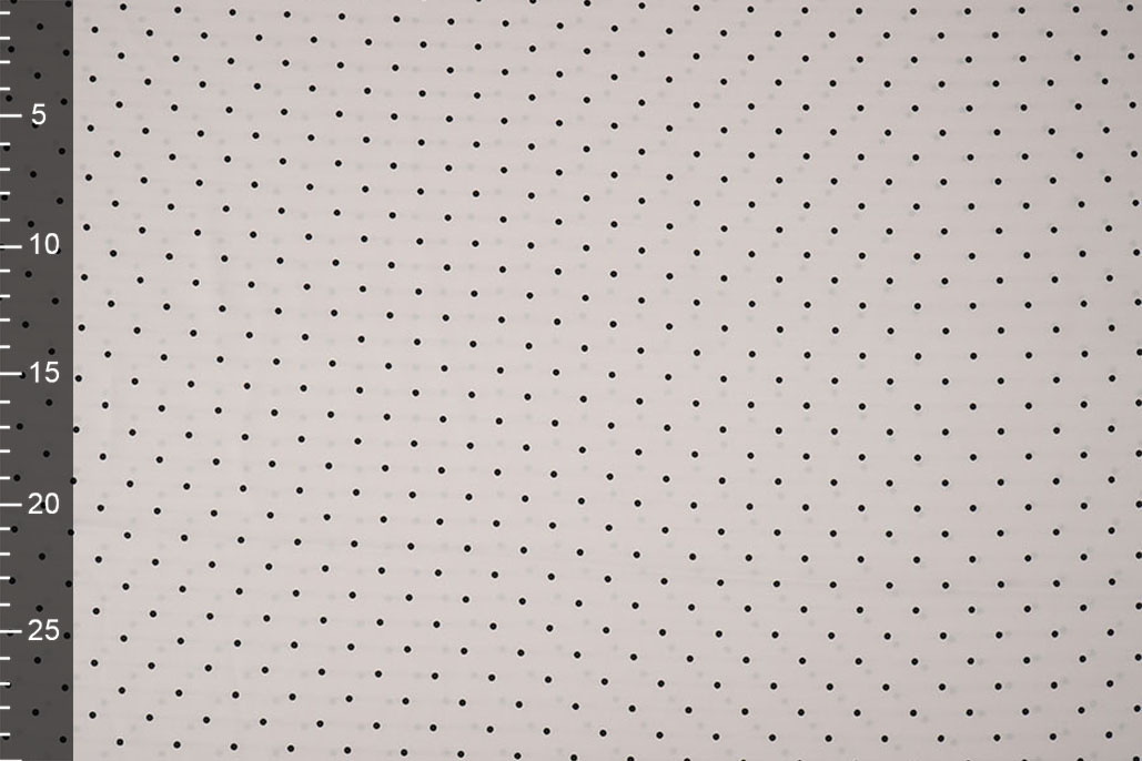 Stretch Satin Bedruckt Punkte Hellrosa