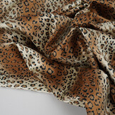 Stretch Satin Bedruckt Leopard Marloes Klein