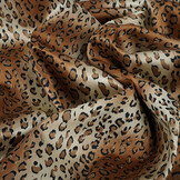 Stretch Satin Bedruckt Leopard Marloes Klein