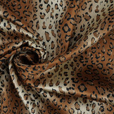 Stretch Satin Bedruckt Leopard Marloes Klein