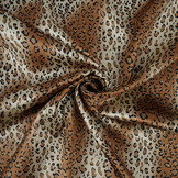 Stretch Satin Printed Leopard Marloes Small