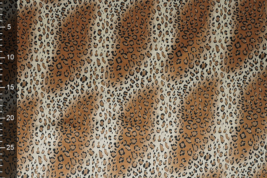 Stretch Satin Printed Leopard Marloes Small