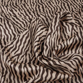 Stretch Satin Bedruckt  Zebra Bibi