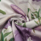 Stretch Satin Bedruckt Blumen Els