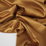 Stretch Satin Sudan Brown