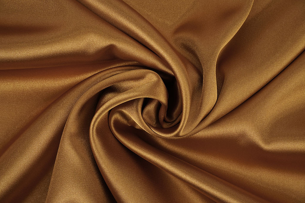 Stretch Satin Sudan Brown