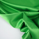 Stretch Satin Poison Green