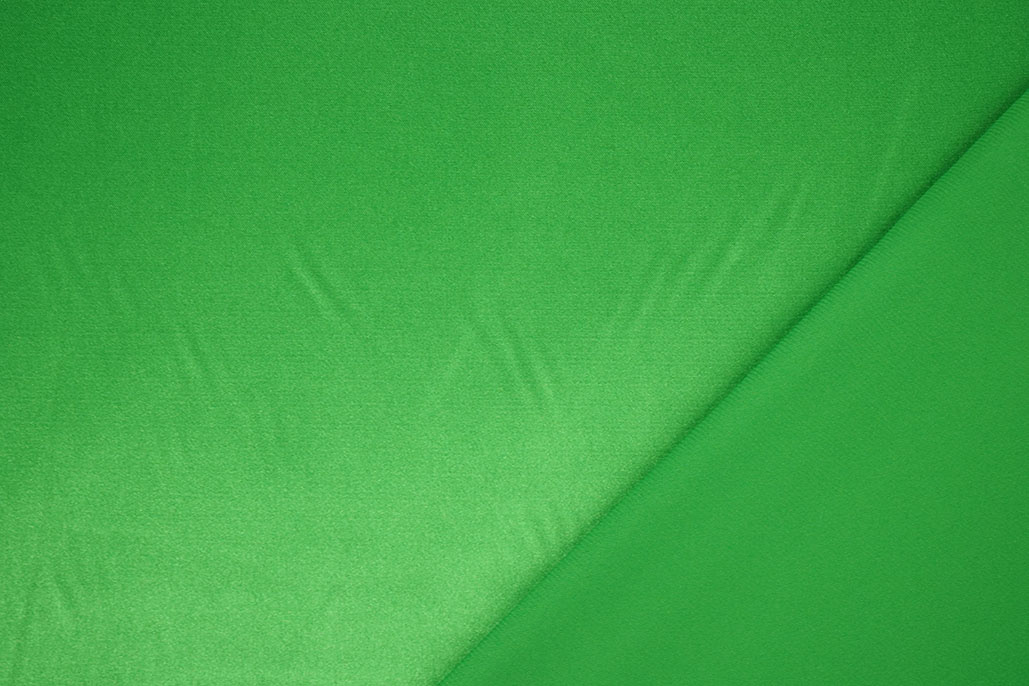 Stretch Satin Poison Green