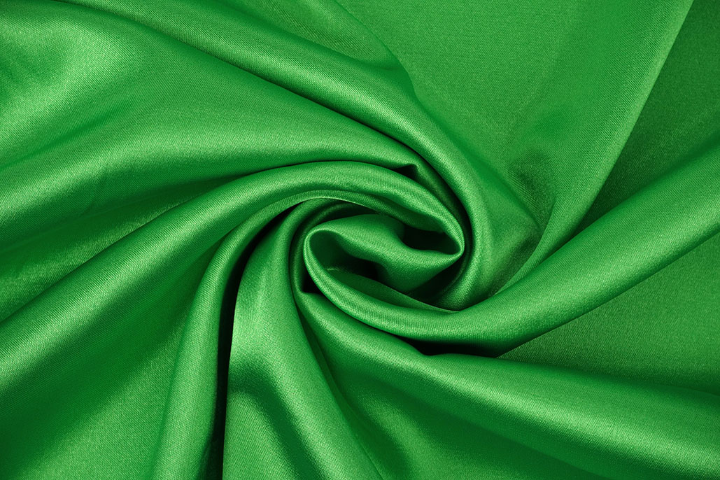 Stretch Satijn Gif Groen