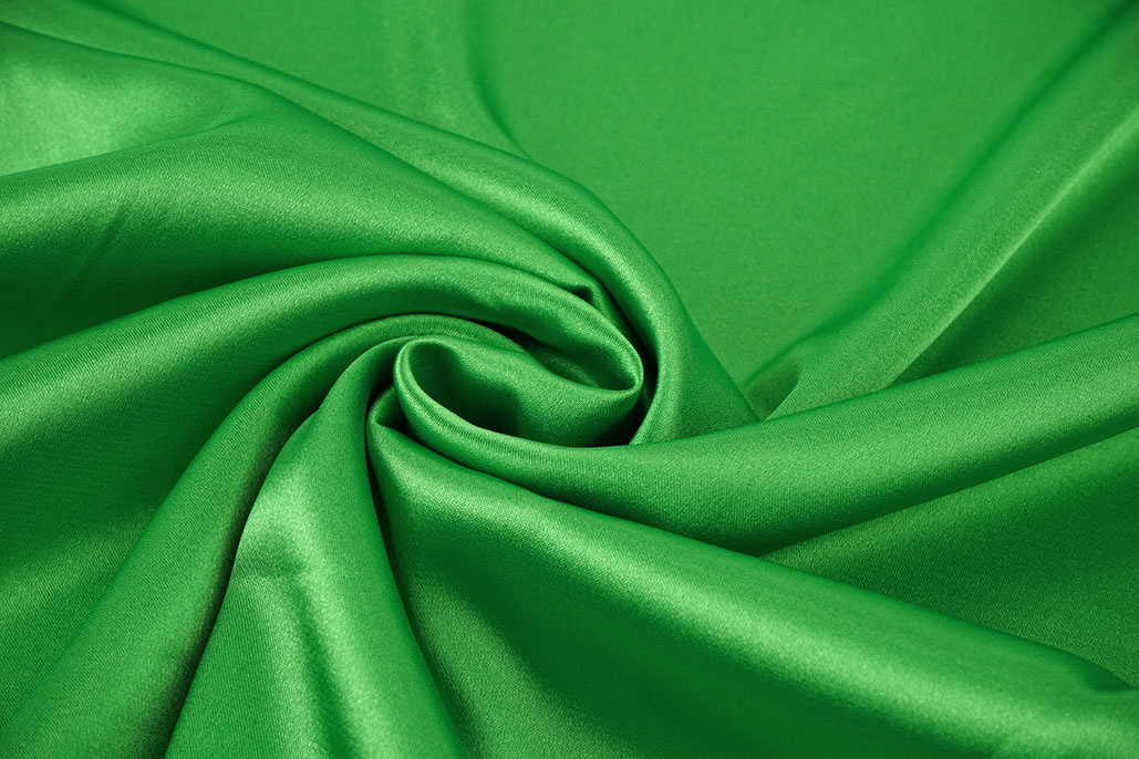 Stretch Satijn Gif Groen