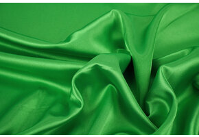 Stretch Satin Poison Green