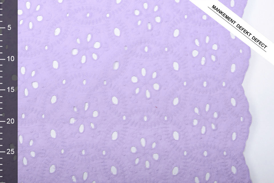 Broderie Katoen Matunda Lila