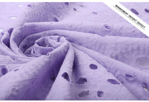 Broderie Katoen Matunda Lila