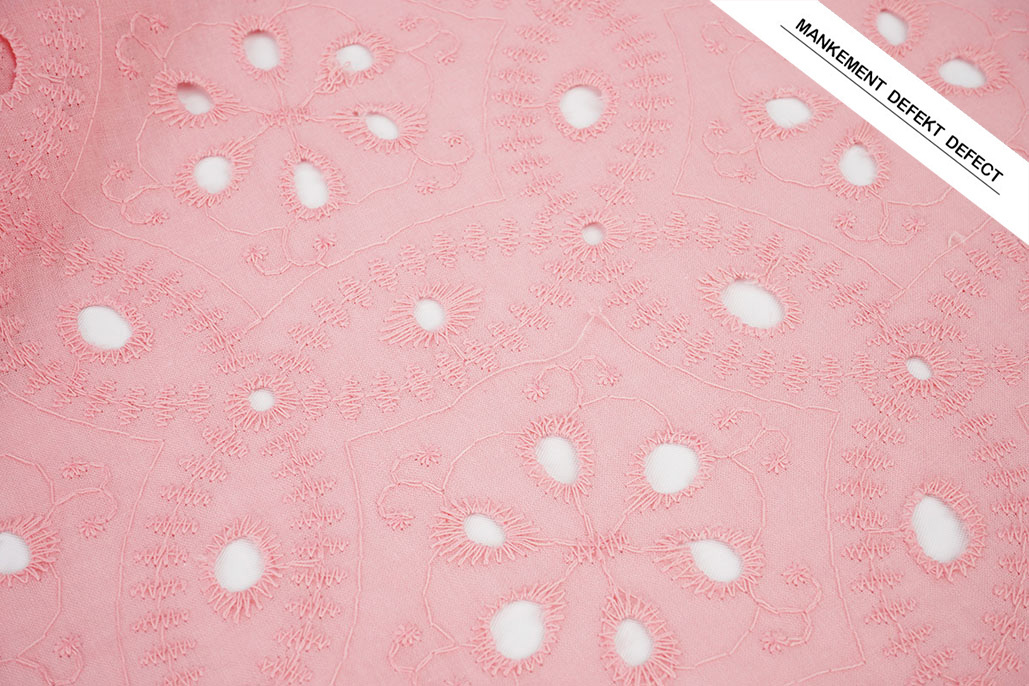 Stickerei Baumwoll Matunda Rosa