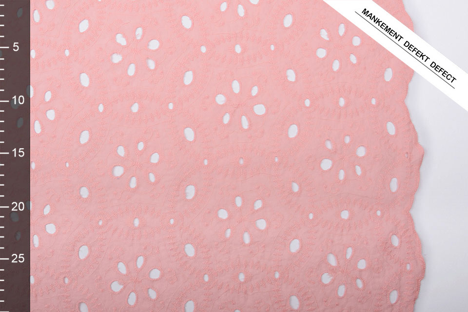 Broderie Katoen Matunda Roze