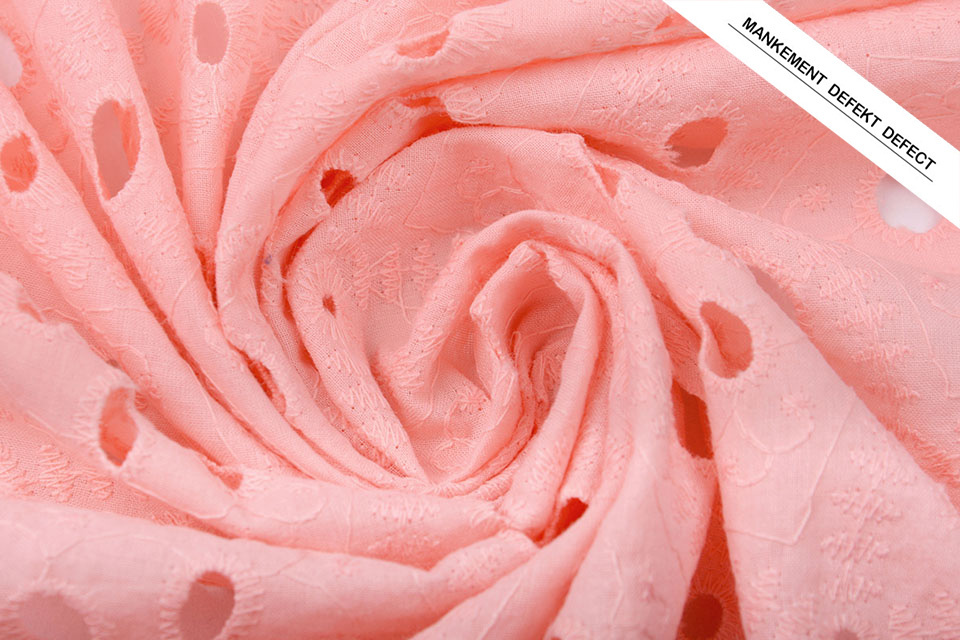 Broderie Katoen Matunda Roze