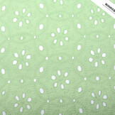 Broderie Katoen Matunda Groen